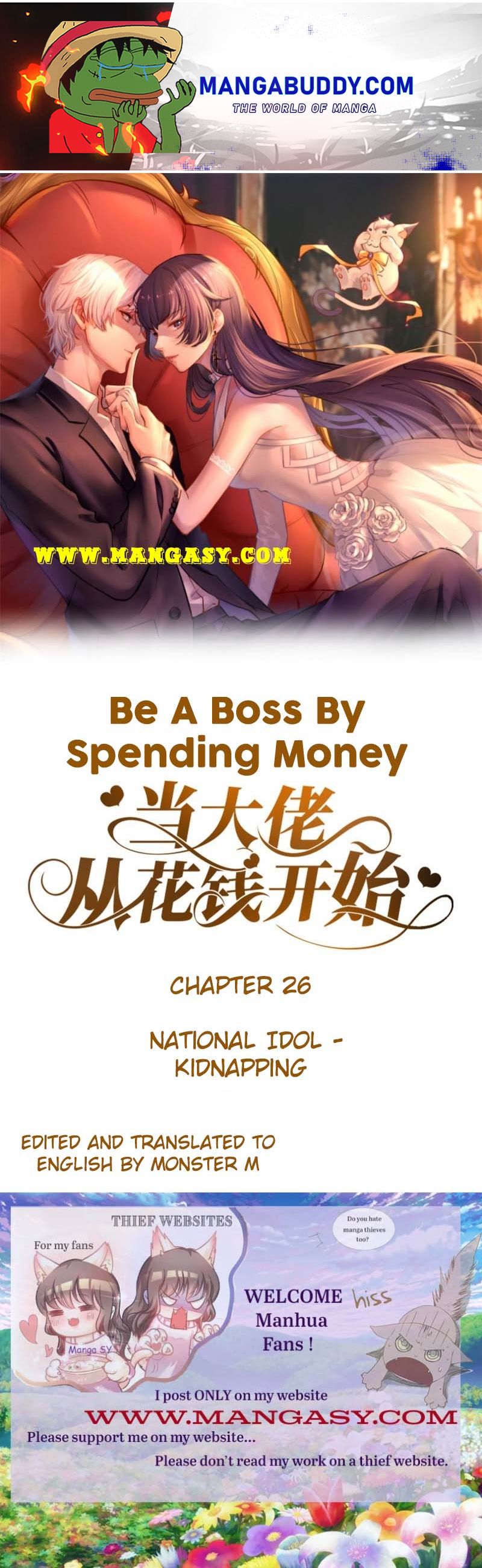 Becoming a Big Boss Starts with Spending Money Chapter 26 - page 1