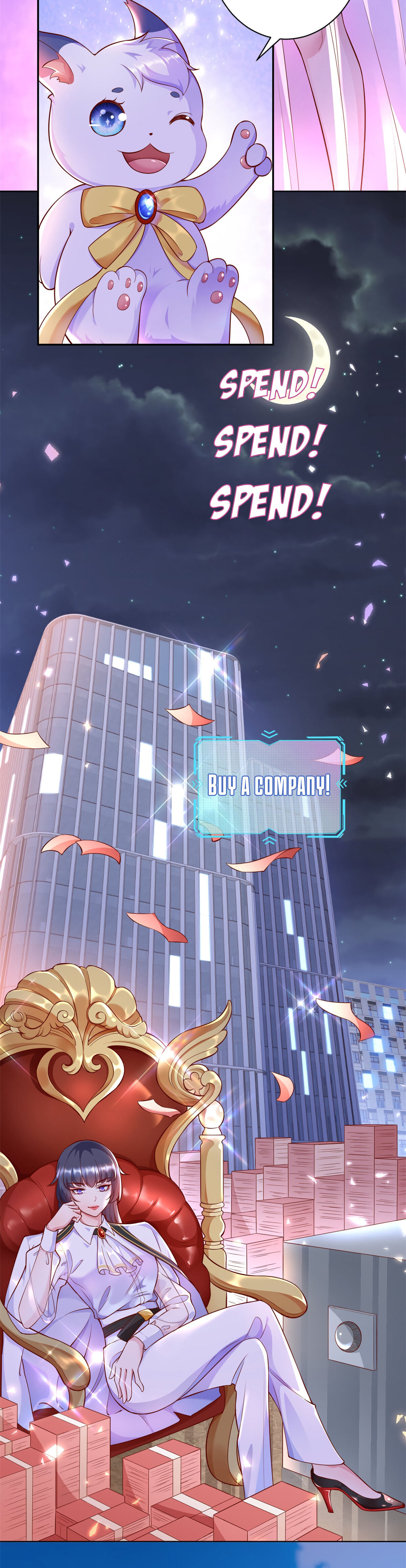 Becoming a Big Boss Starts with Spending Money Chapter 0 - page 5