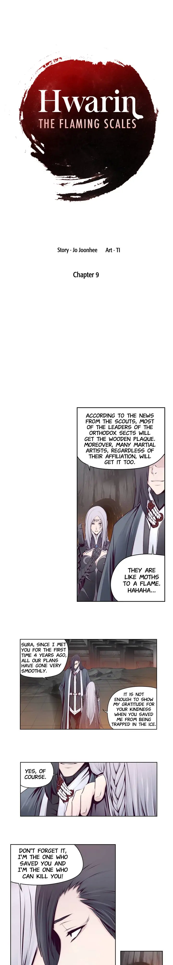 Hwarin, the Flaming Scales Chapter 9 - page 1
