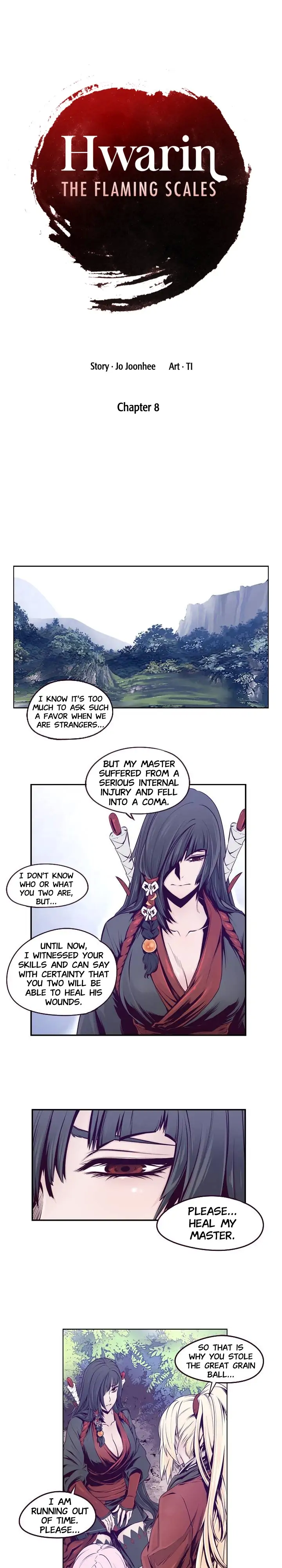 Hwarin, the Flaming Scales Chapter 8 - page 1