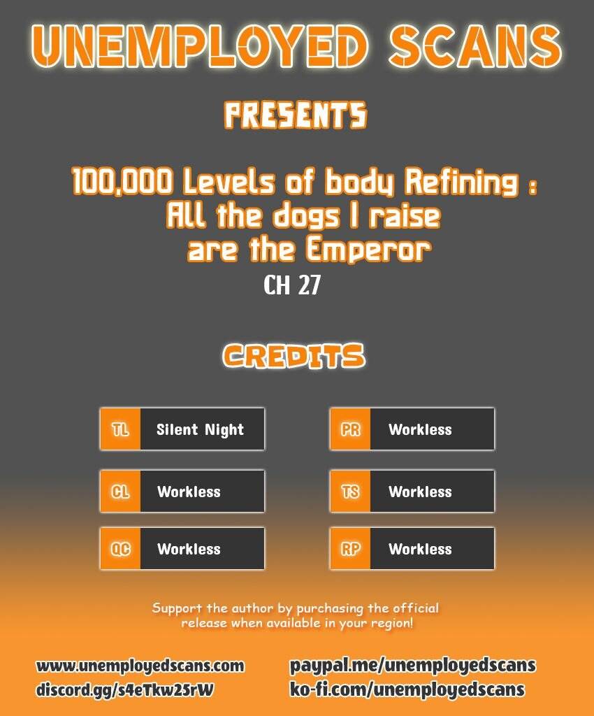100,000 Levels of Body Refining : All the dogs I raise are the Emperor chapter 27 - page 1