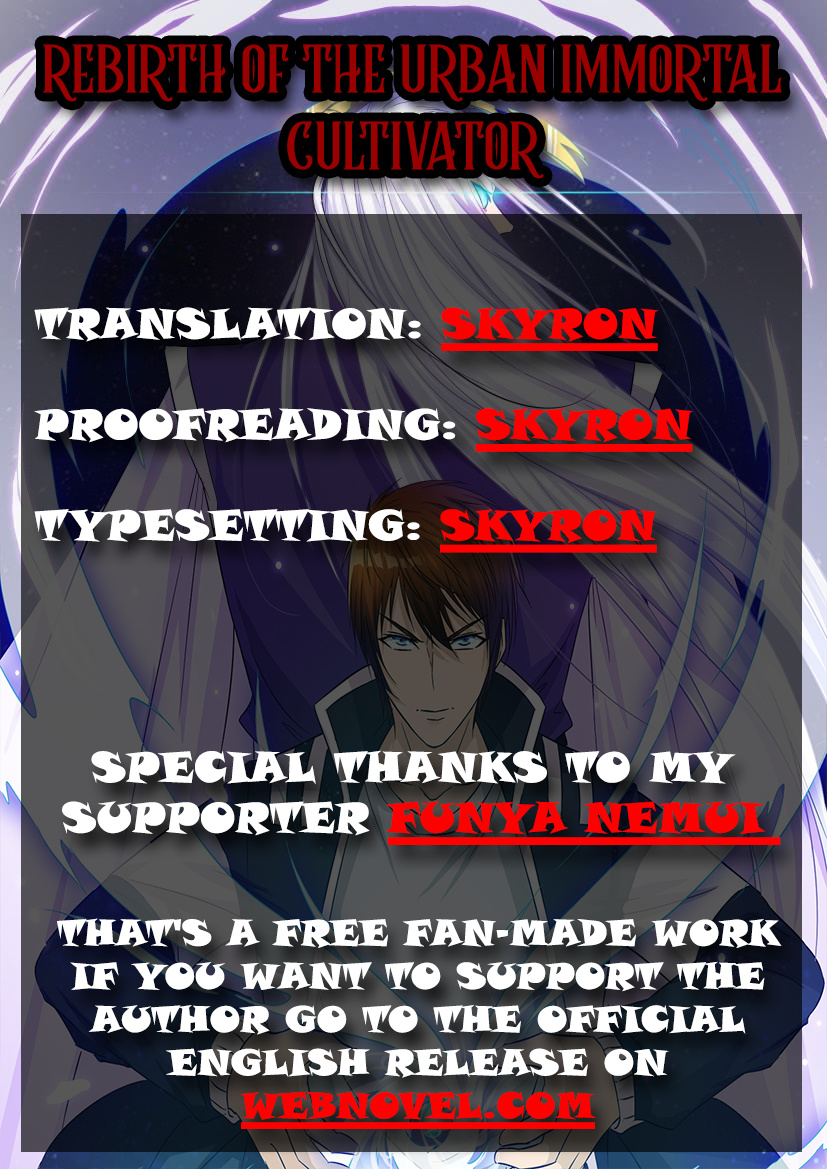 Rebirth Of The Urban Immortal Cultivator chapter 215 - page 1