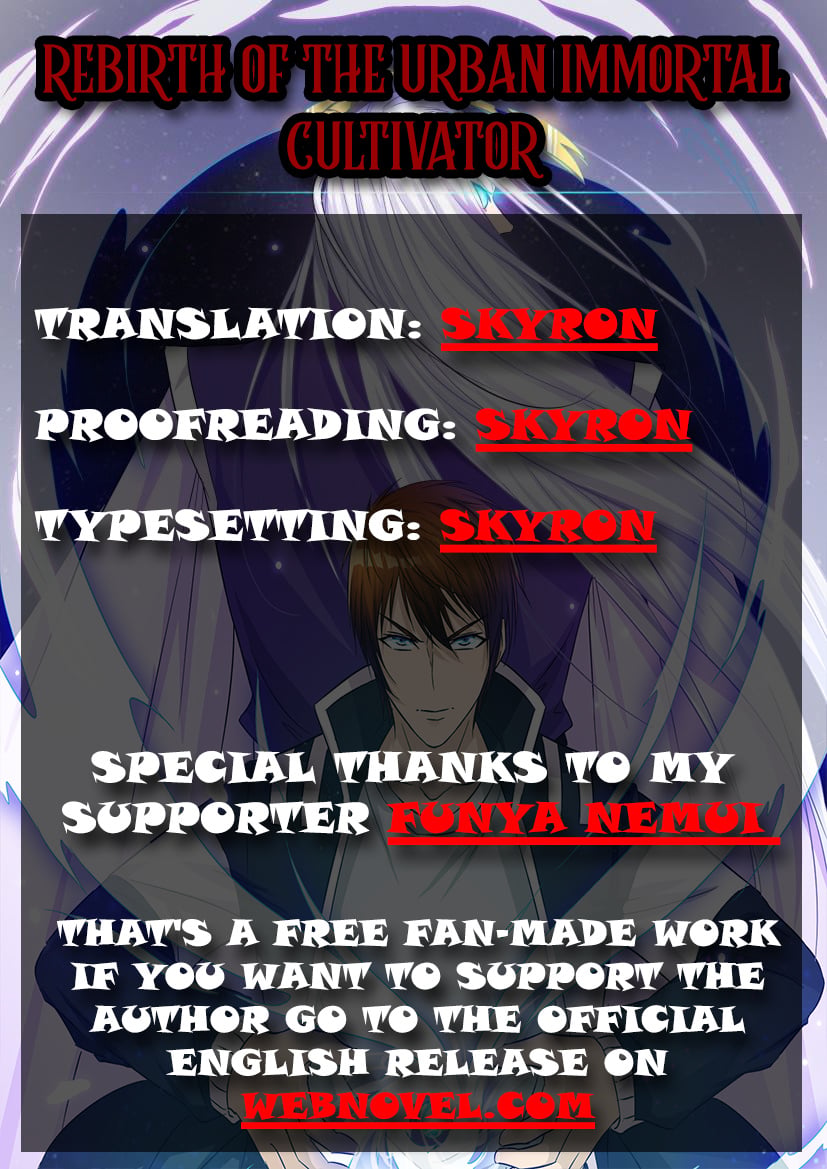 Rebirth Of The Urban Immortal Cultivator chapter 217 - page 1