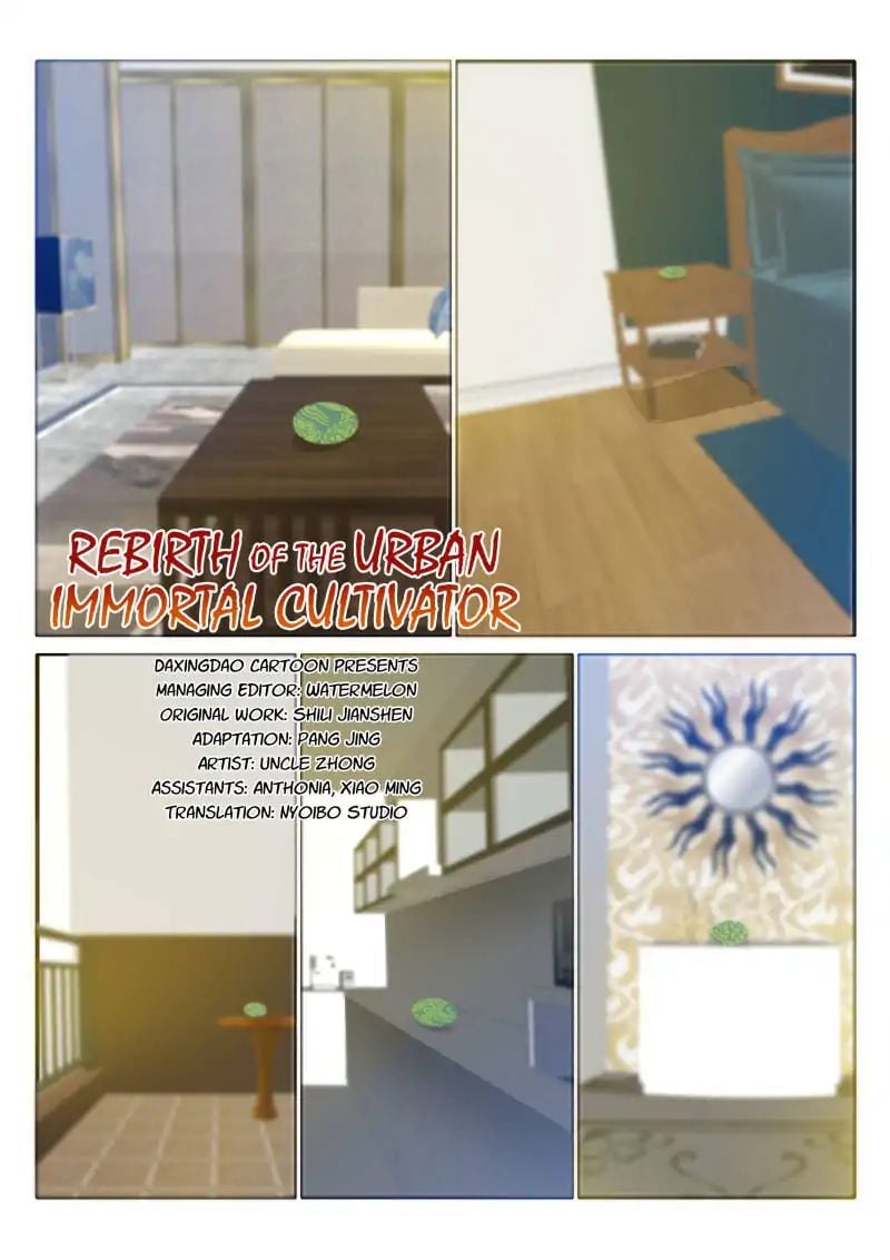 Rebirth Of The Urban Immortal Cultivator chapter 29 - page 1