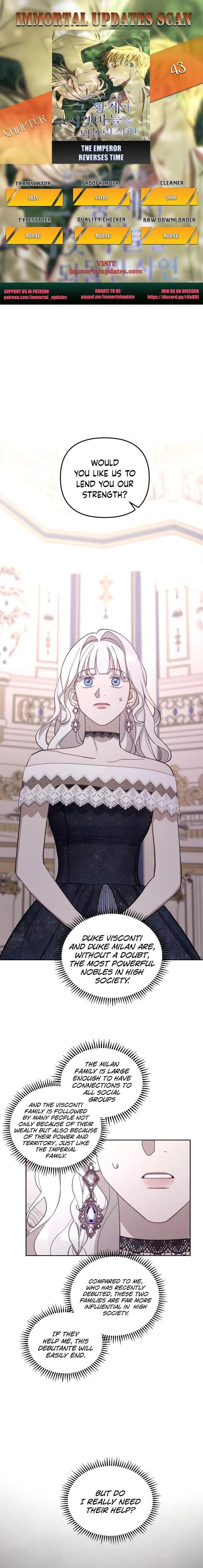 The Emperor Reverses Time chapter 43 - page 1