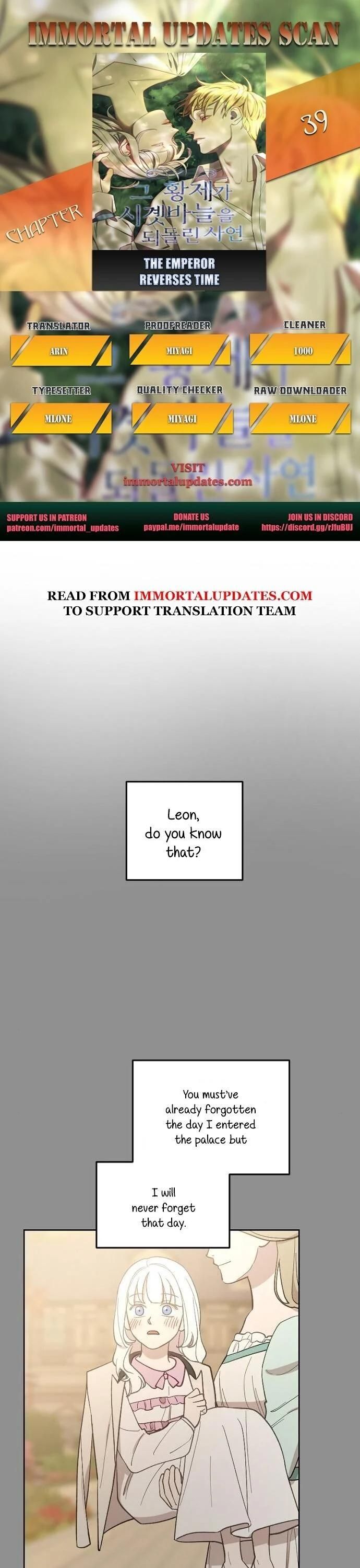 The Emperor Reverses Time chapter 39 - page 1