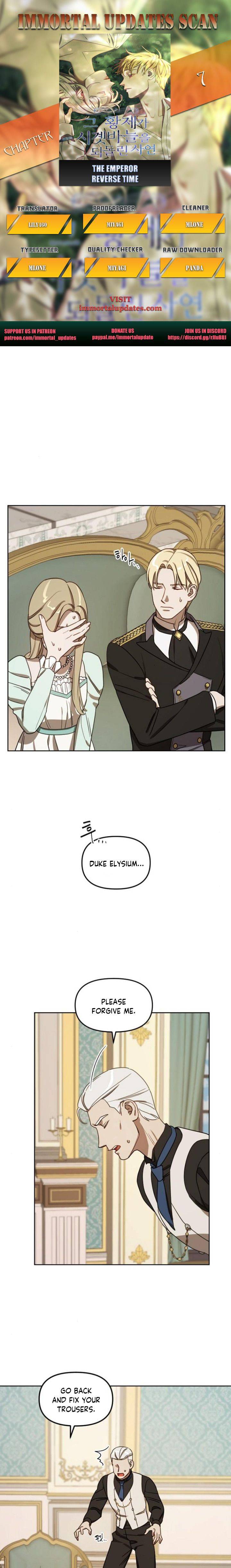 The Emperor Reverses Time chapter 7 - page 1