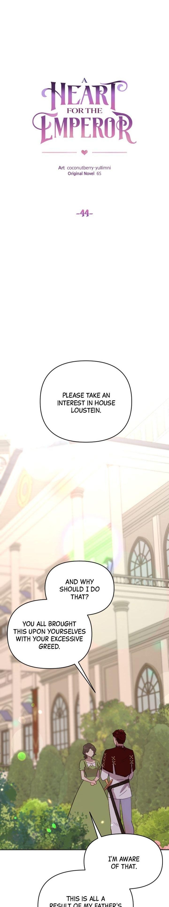 Give A Heart To The Emperor Chapter 44 - page 1