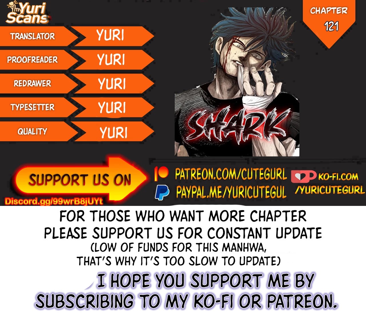 Shark - Manga chapter 121 - page 1