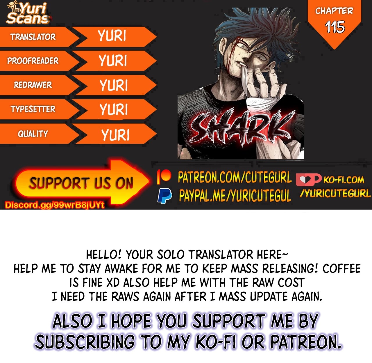 Shark - Manga chapter 115 - page 1