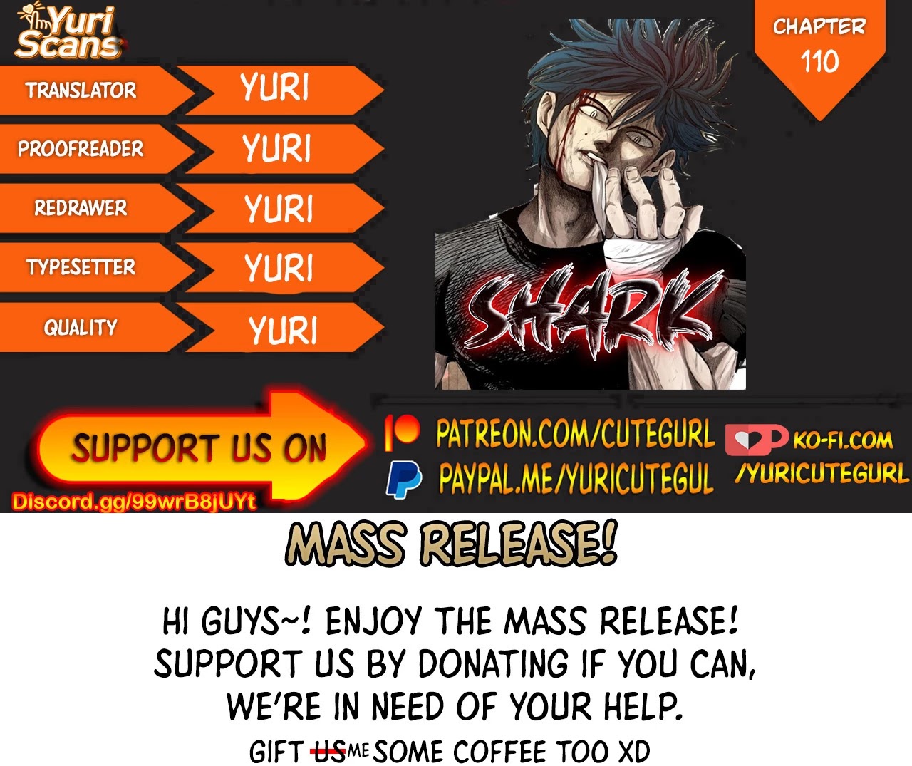 Shark - Manga chapter 110 - page 1