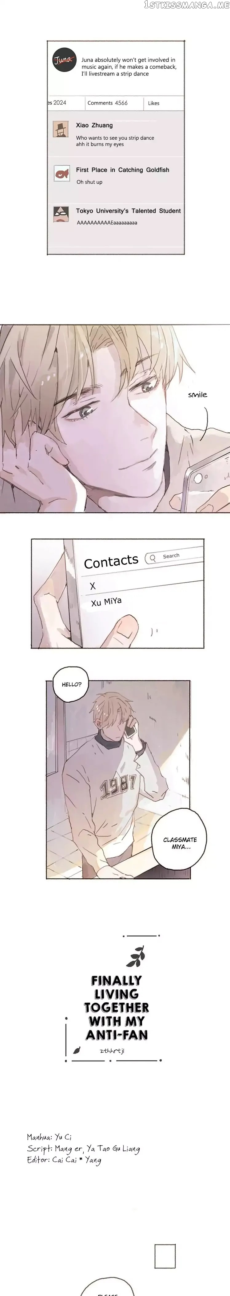 Finally Living Together With my Anti-Fan chapter 17 - page 1