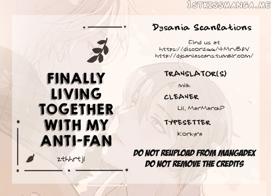 Finally Living Together With my Anti-Fan chapter 9 - page 1