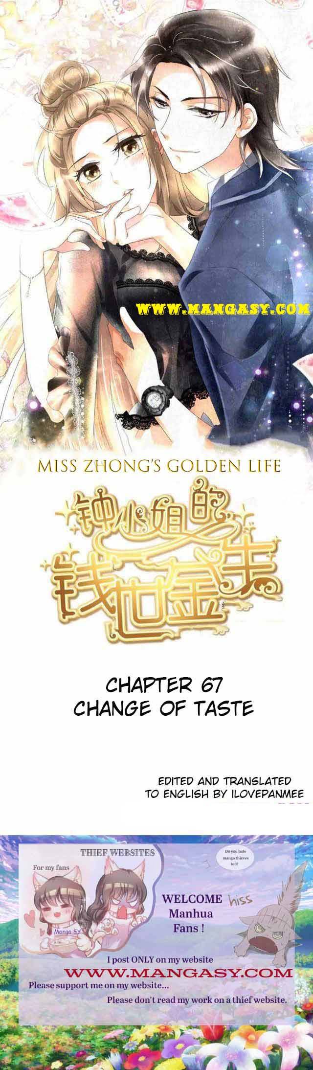 Miss Zhong’s Golden Life Chapter 67 - page 1