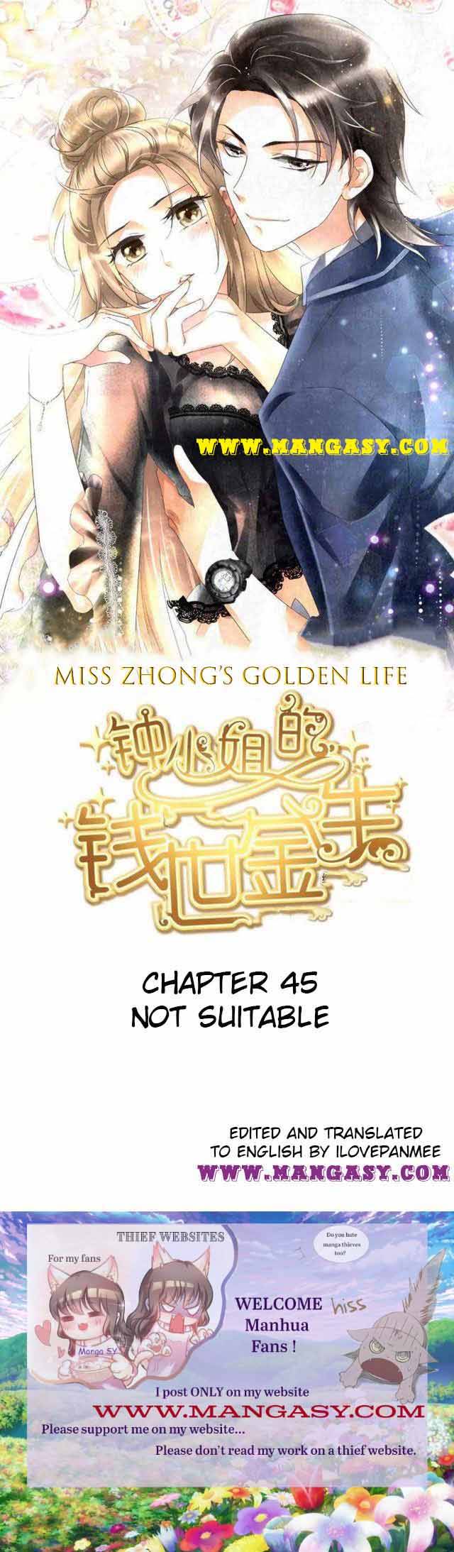 Miss Zhong’s Golden Life Chapter 45 - page 1