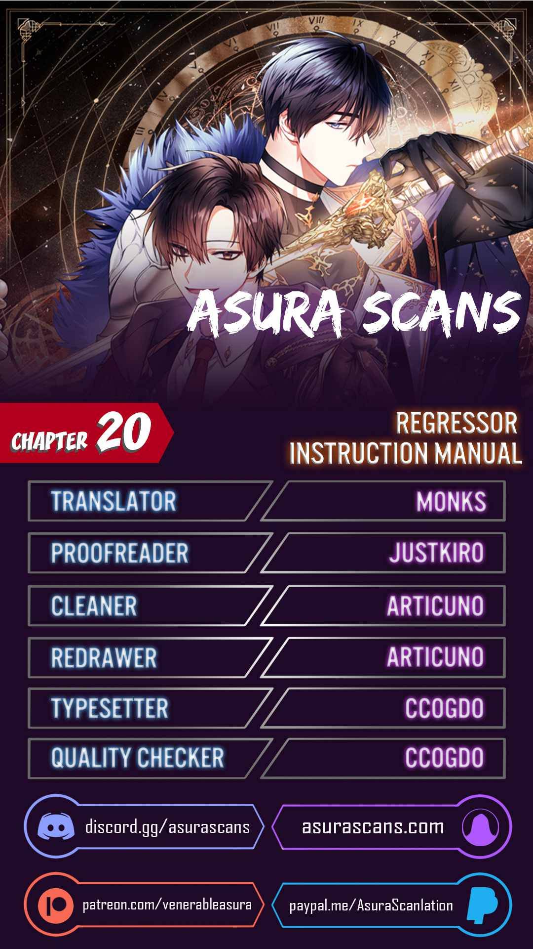 Regressor Instruction Manual chapter 20 - page 1