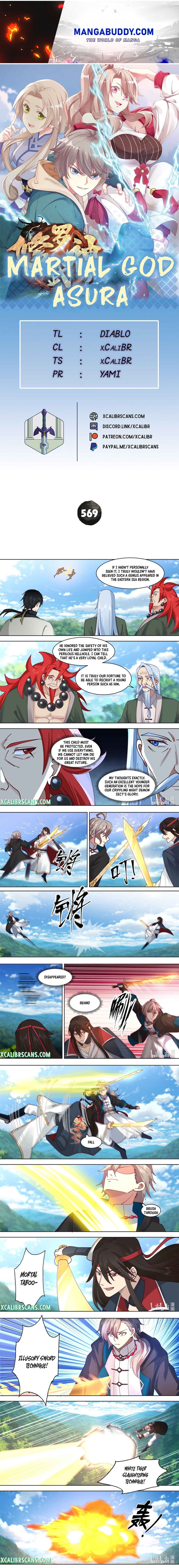 Martial God Asura chapter 569 - page 1