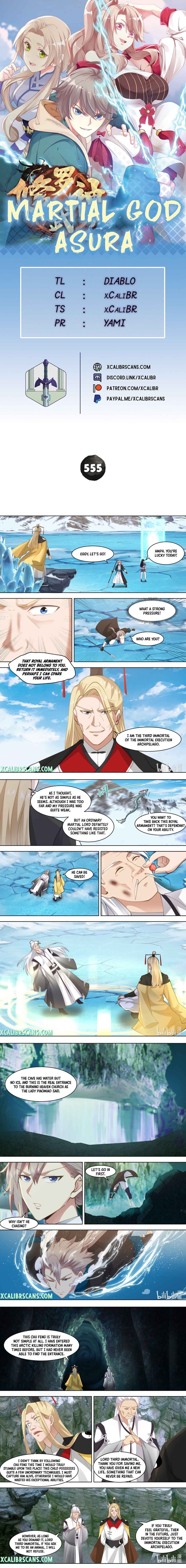 Martial God Asura chapter 555 - page 1