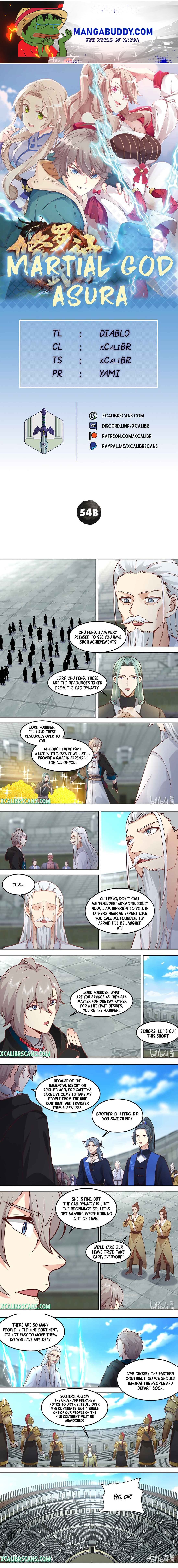 Martial God Asura chapter 548 - page 1