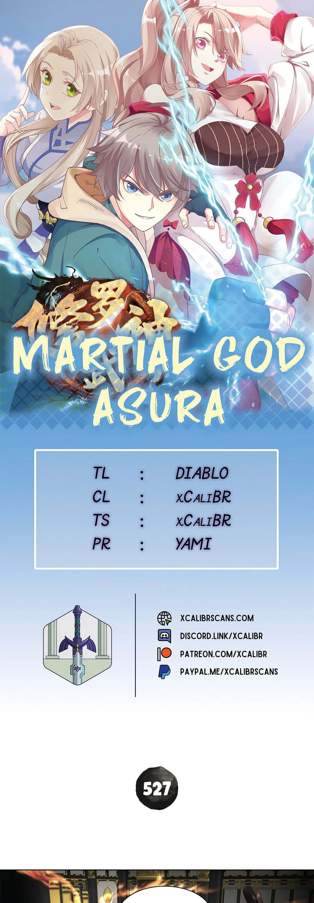 Martial God Asura chapter 527 - page 1