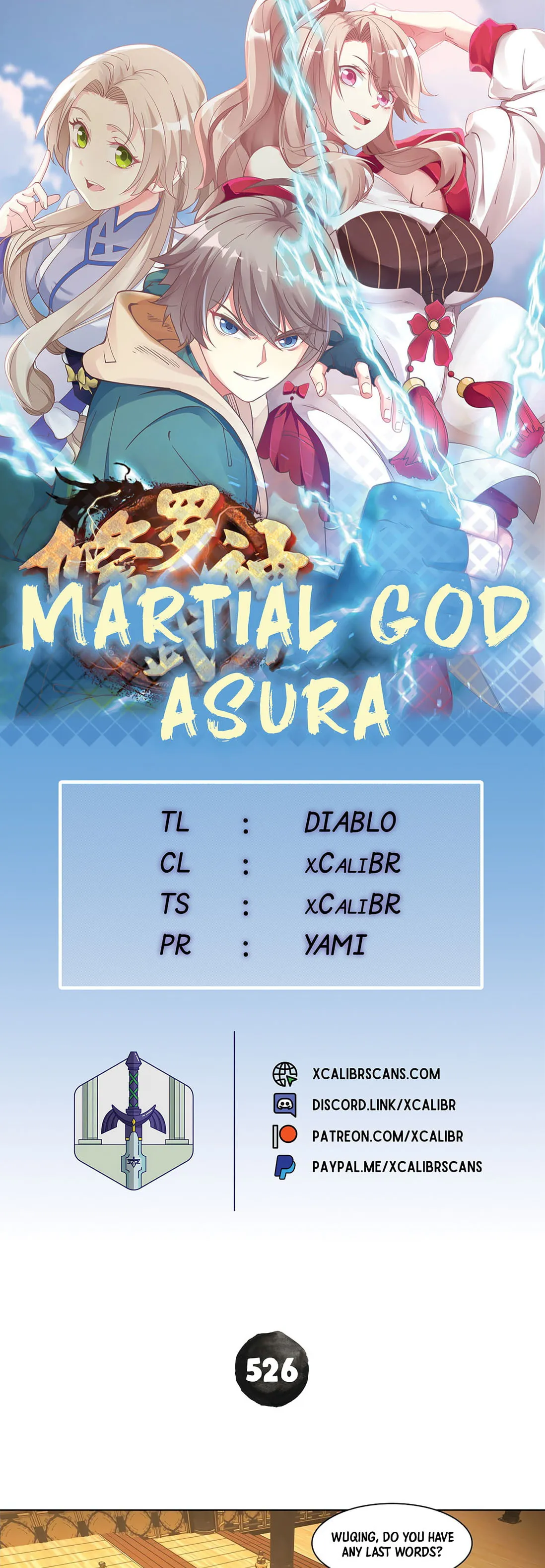 Martial God Asura chapter 526 - page 1