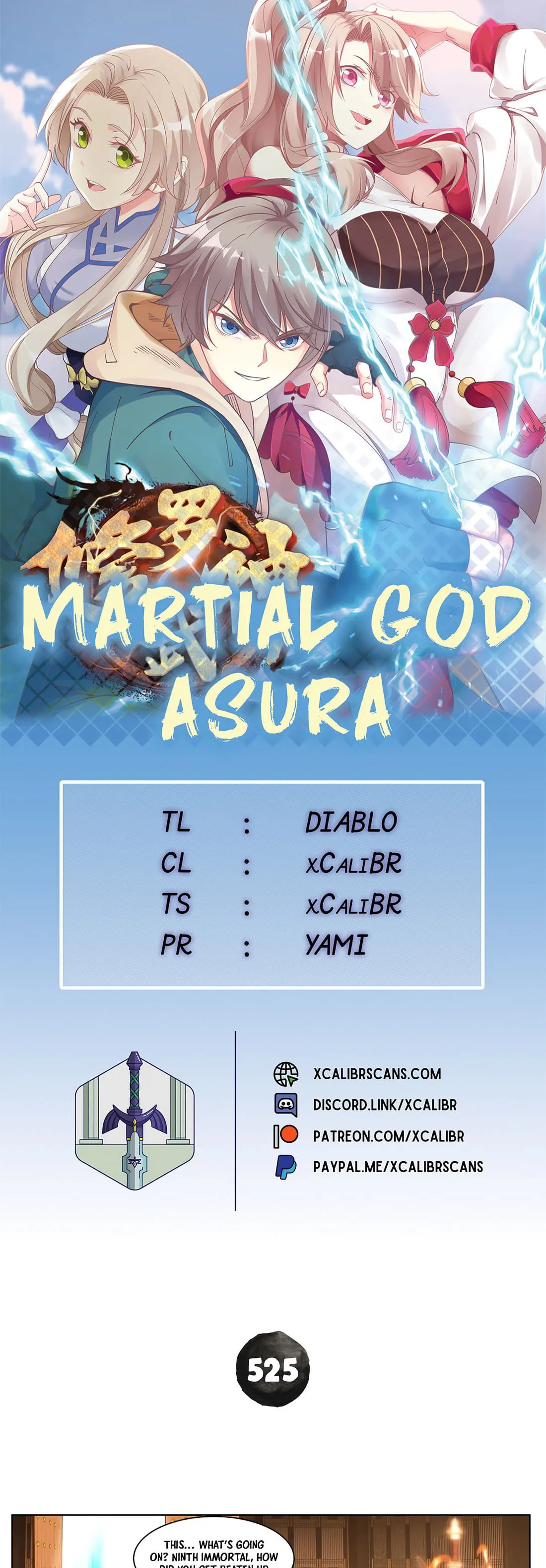 Martial God Asura chapter 525 - page 1