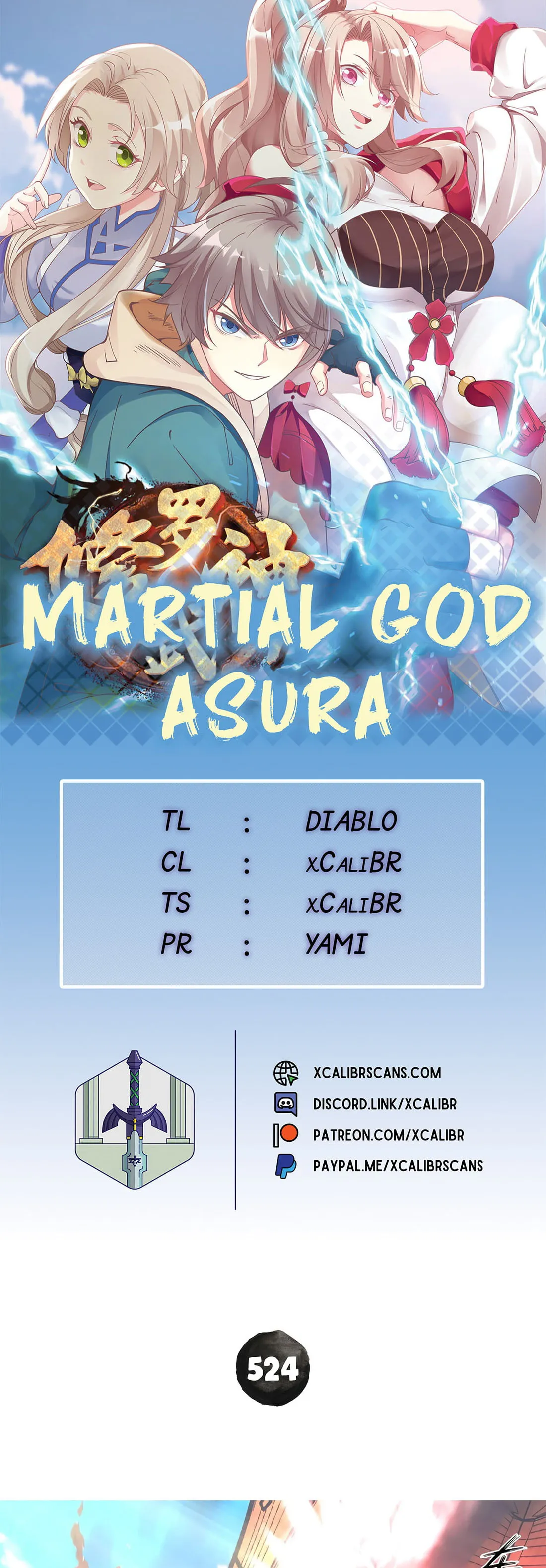 Martial God Asura chapter 524 - page 1