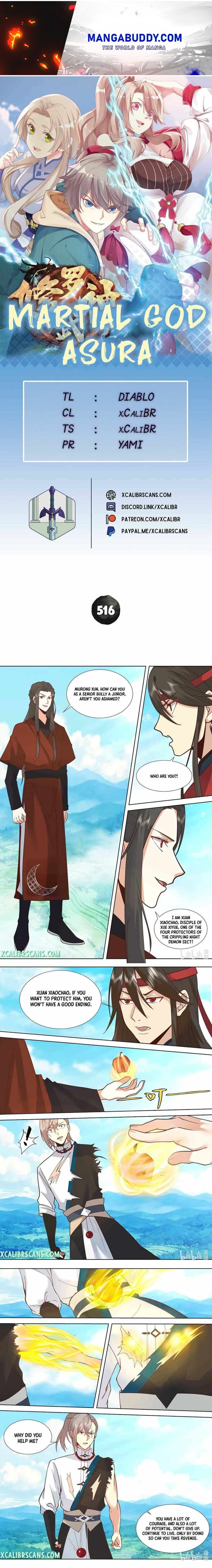 Martial God Asura chapter 516 - page 1