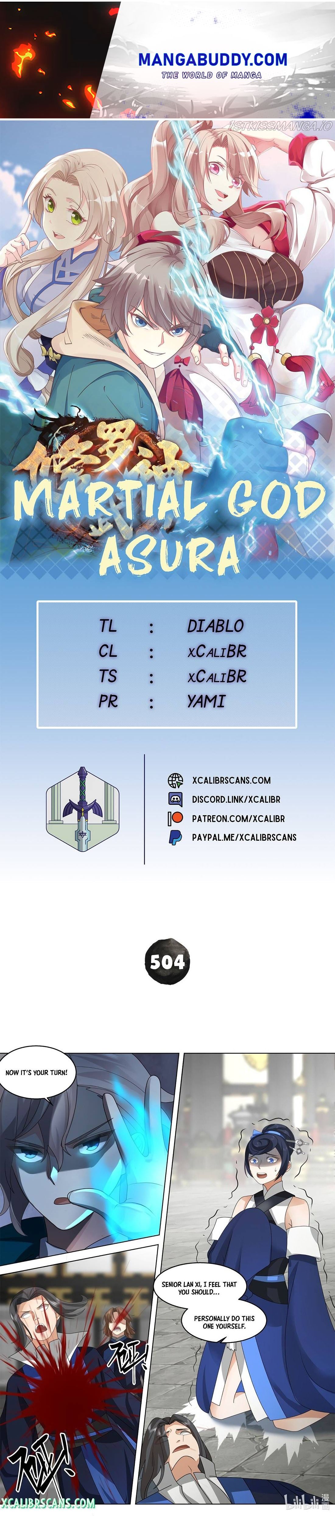 Martial God Asura chapter 504 - page 1