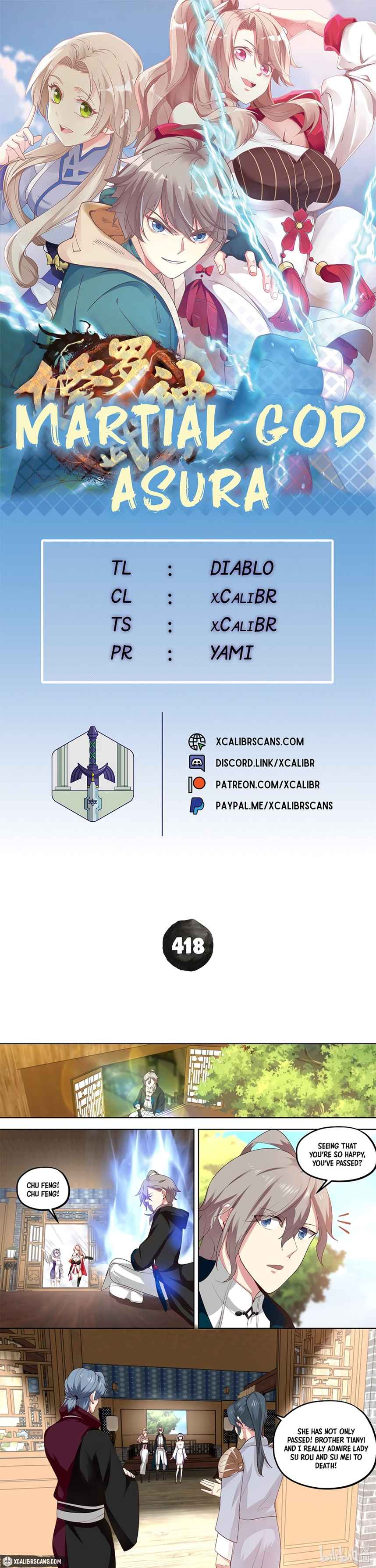 Martial God Asura Chapter 418 - page 1