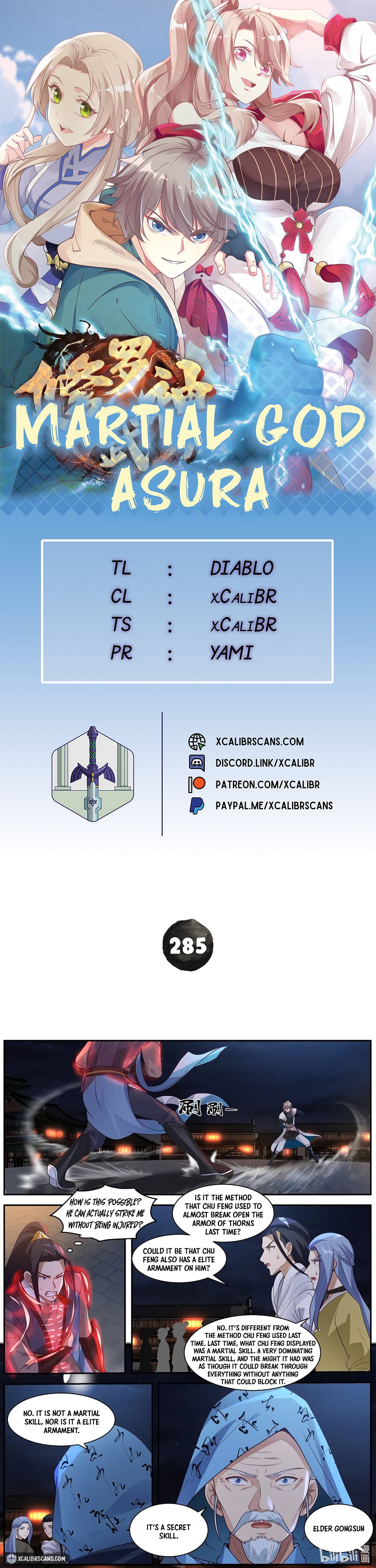Martial God Asura chapter 285 - page 1