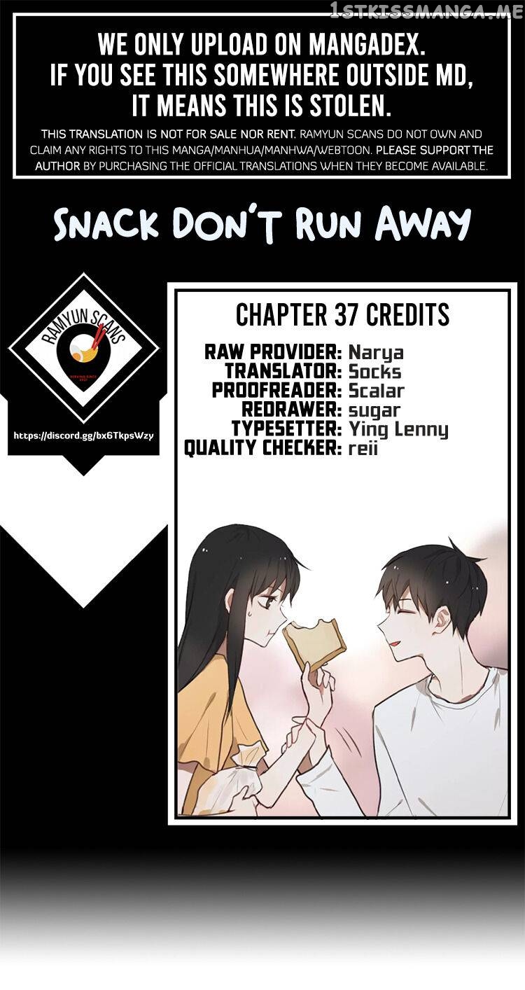 Snack, Don’t Run Away Chapter 37 - page 1