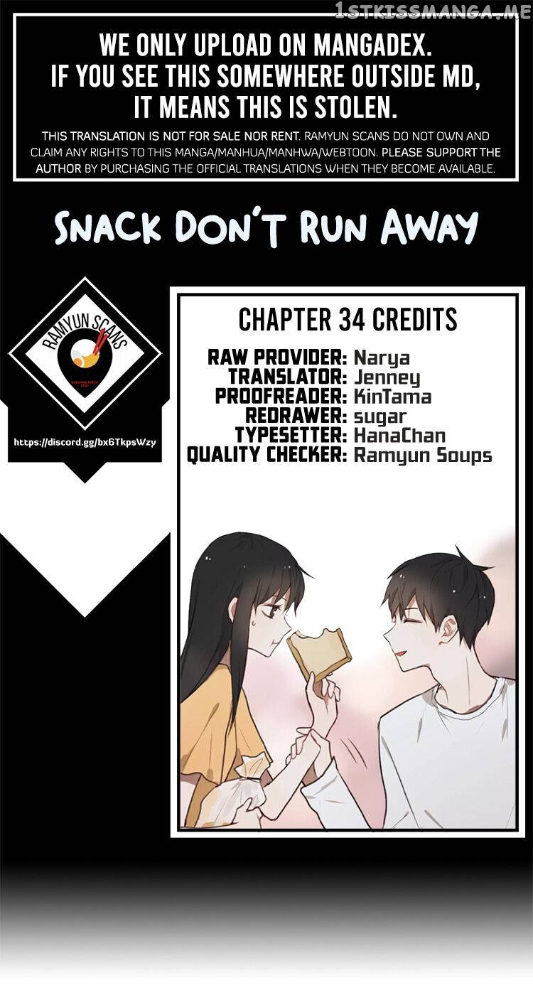 Snack, Don’t Run Away Chapter 34 - page 1