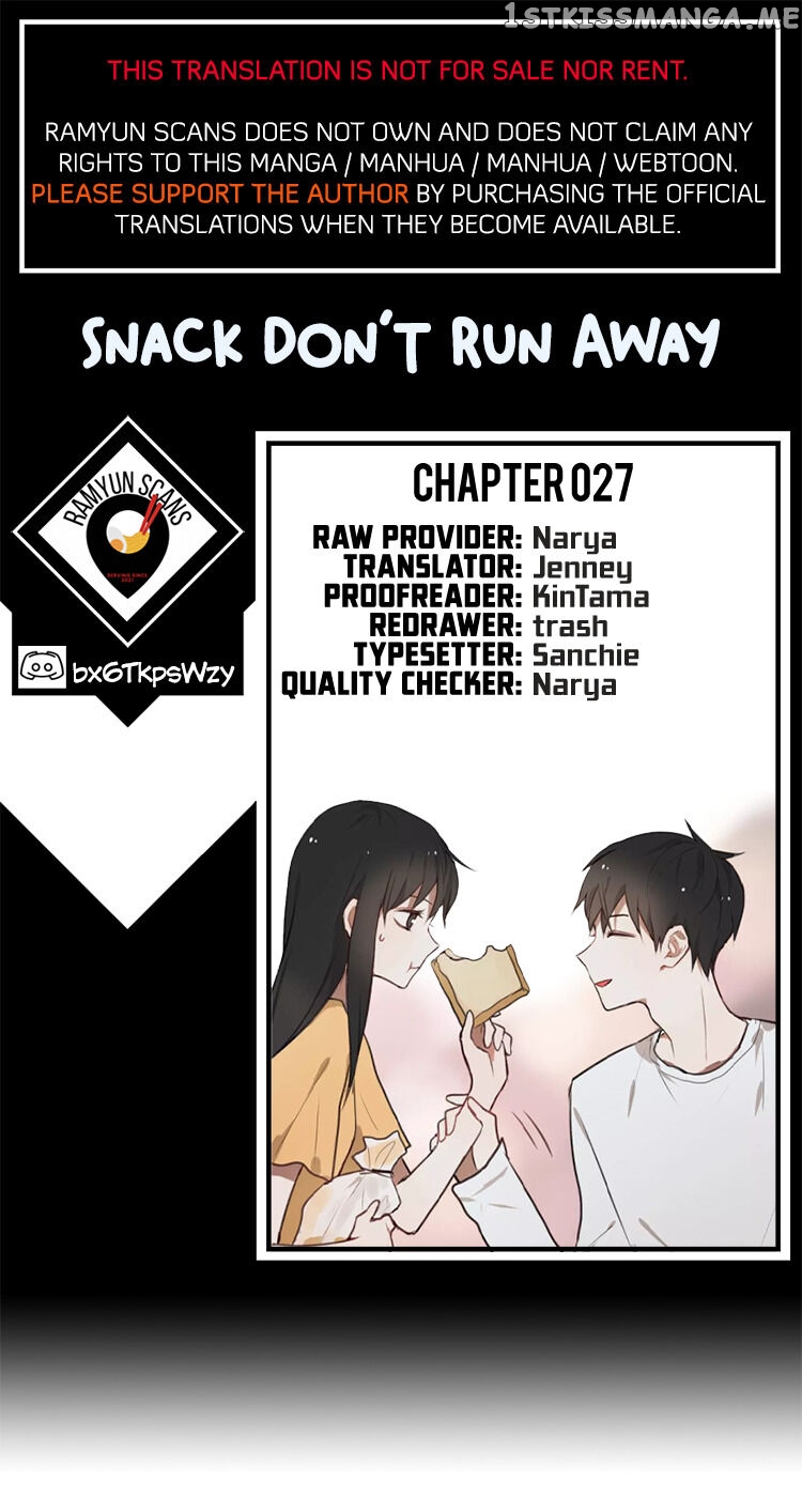 Snack, Don’t Run Away chapter 27 - page 1