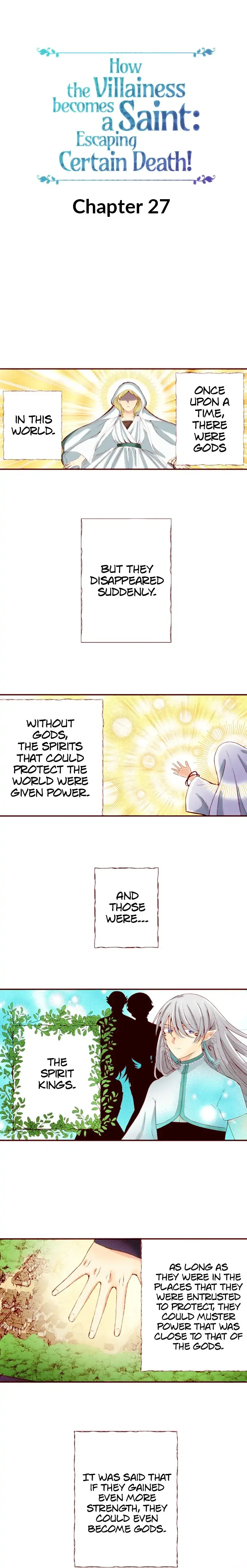 How the Villainess Becomes a Saint: Escaping Certain Death! Chapter 27 - page 2