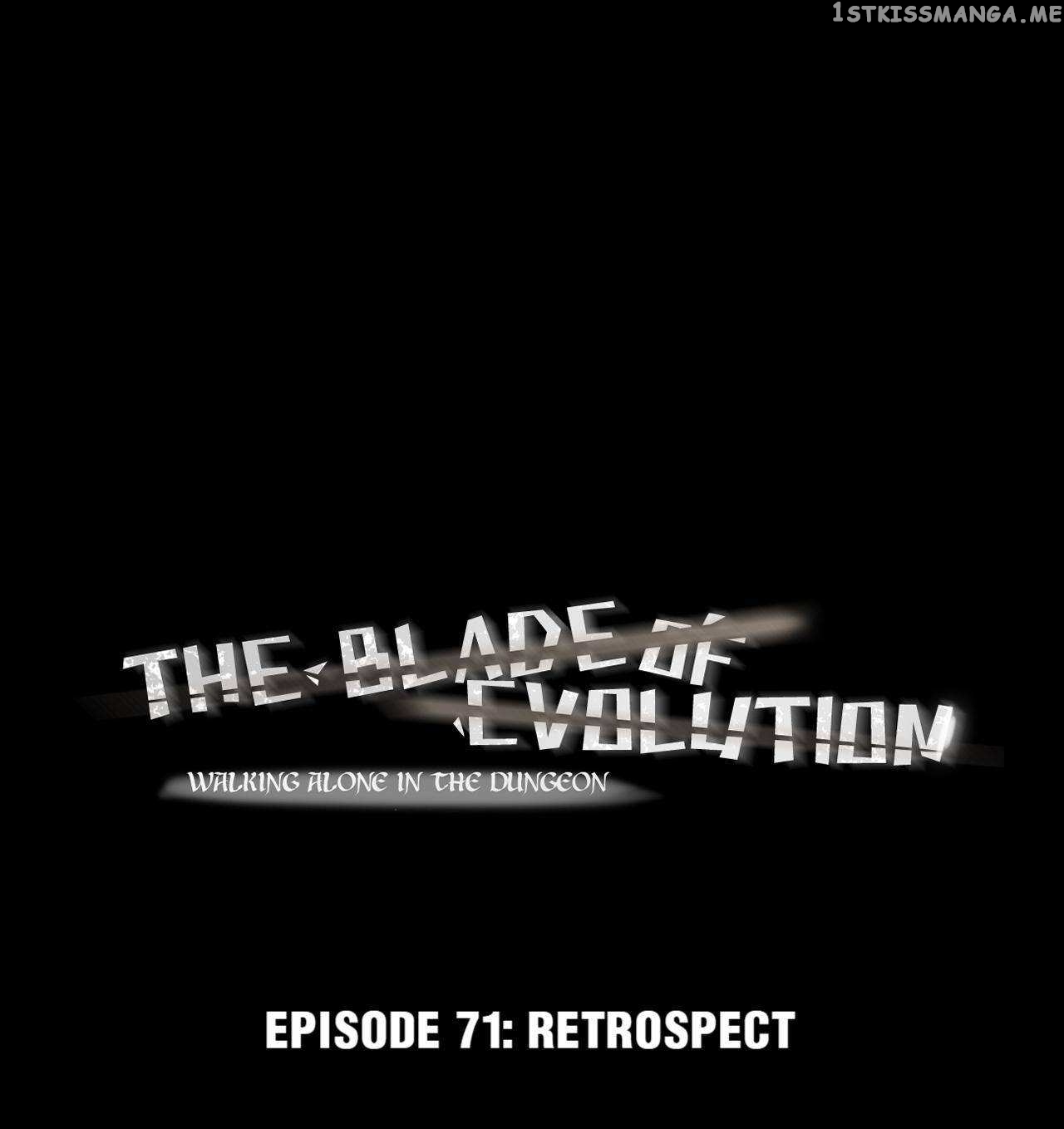 The Blade of Evolution-Walking Alone in the Dungeon chapter 71 - page 1
