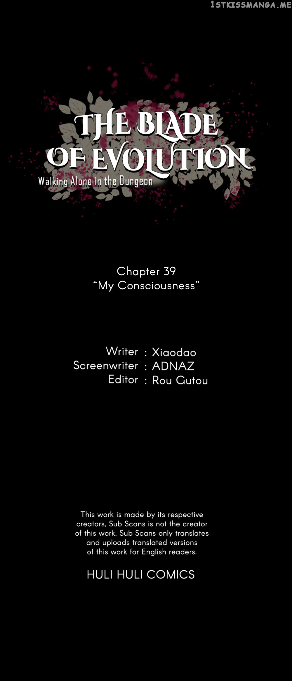 The Blade of Evolution-Walking Alone in the Dungeon chapter 39 - page 1