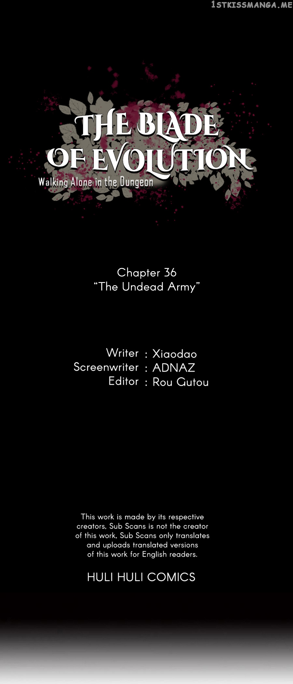 The Blade of Evolution-Walking Alone in the Dungeon chapter 36 - page 1