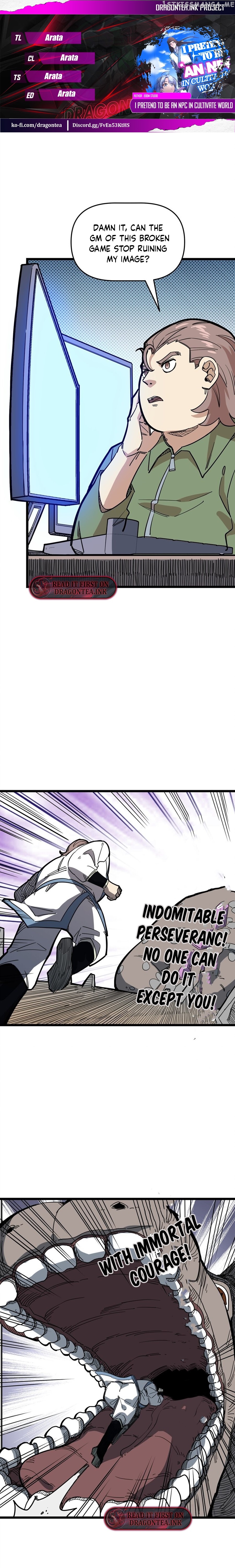 I Pretended To Be An NPC In Cultivation World Chapter 18 - page 1