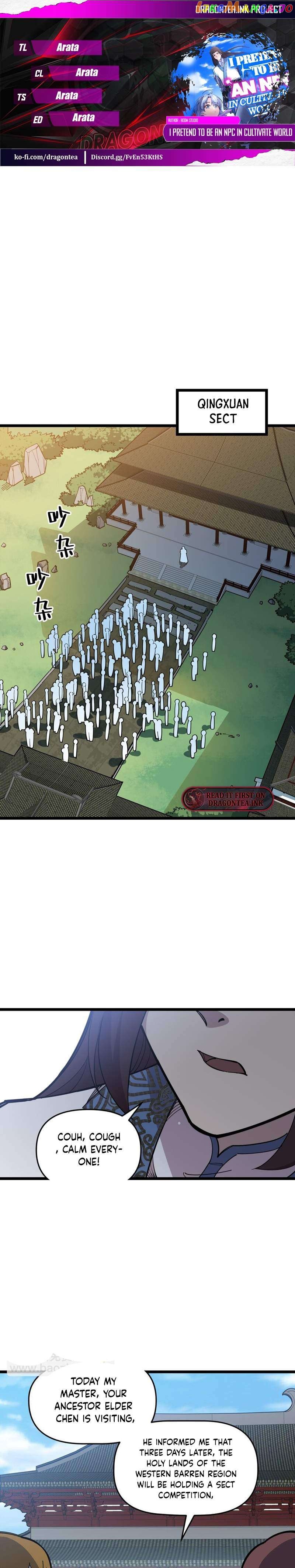I Pretended To Be An NPC In Cultivation World Chapter 22 - page 1