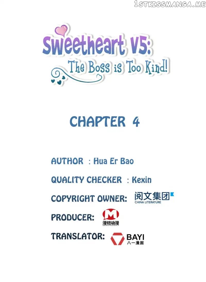 Sweetheart V5: The Boss Is Too Kind! Chapter 4 - page 1