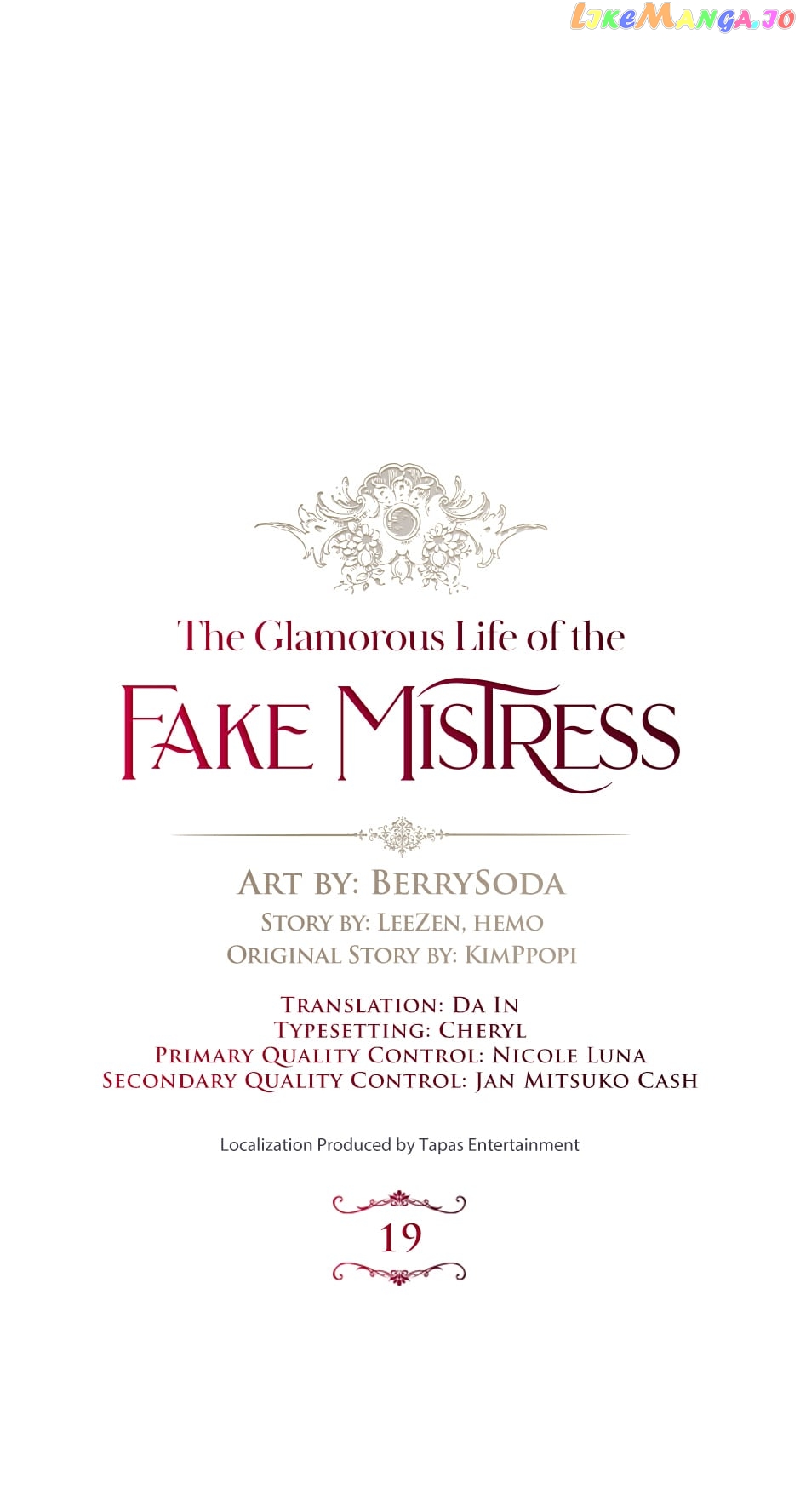 The Glamorous Life of the Fake Mistress Chapter 19 - page 42
