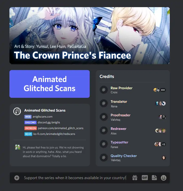 The Crown Prince’s Fiancée Chapter 20 - page 1