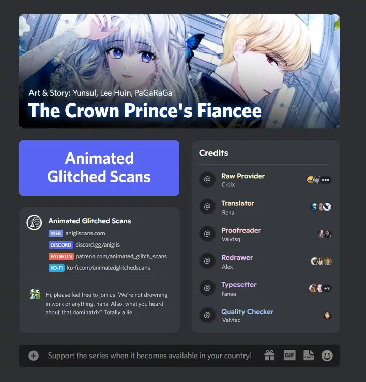 The Crown Prince’s Fiancée Chapter 8 - page 1
