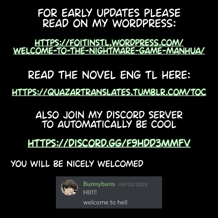 Welcome to the Nightmare Game chapter 37 - page 1