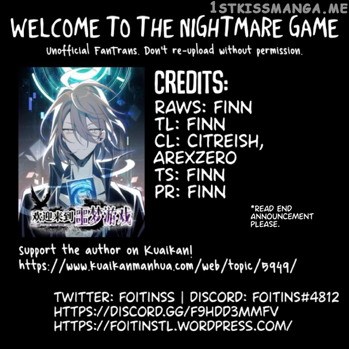Welcome to the Nightmare Game chapter 36 - page 1