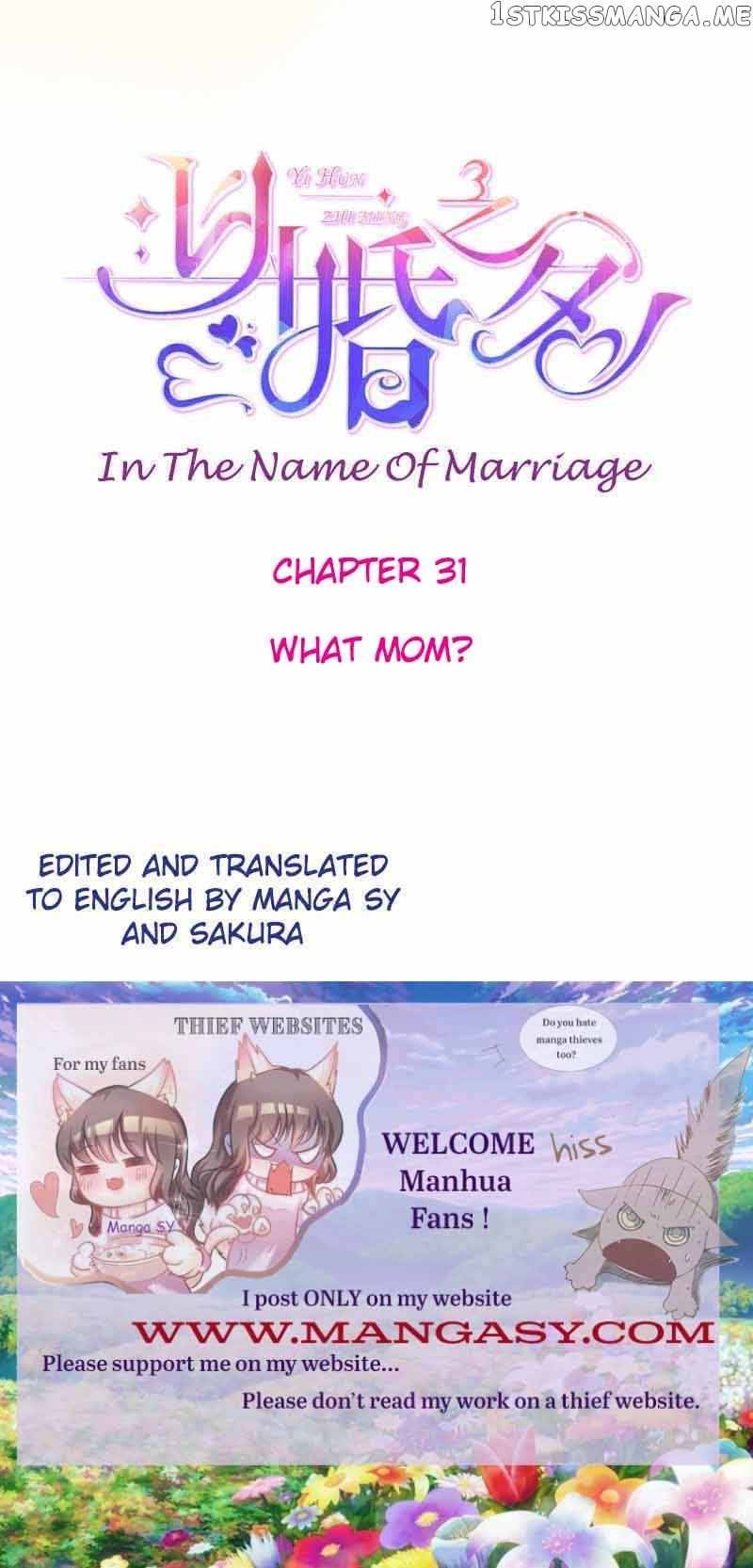 In The Name Of Marriage chapter 31 - page 1