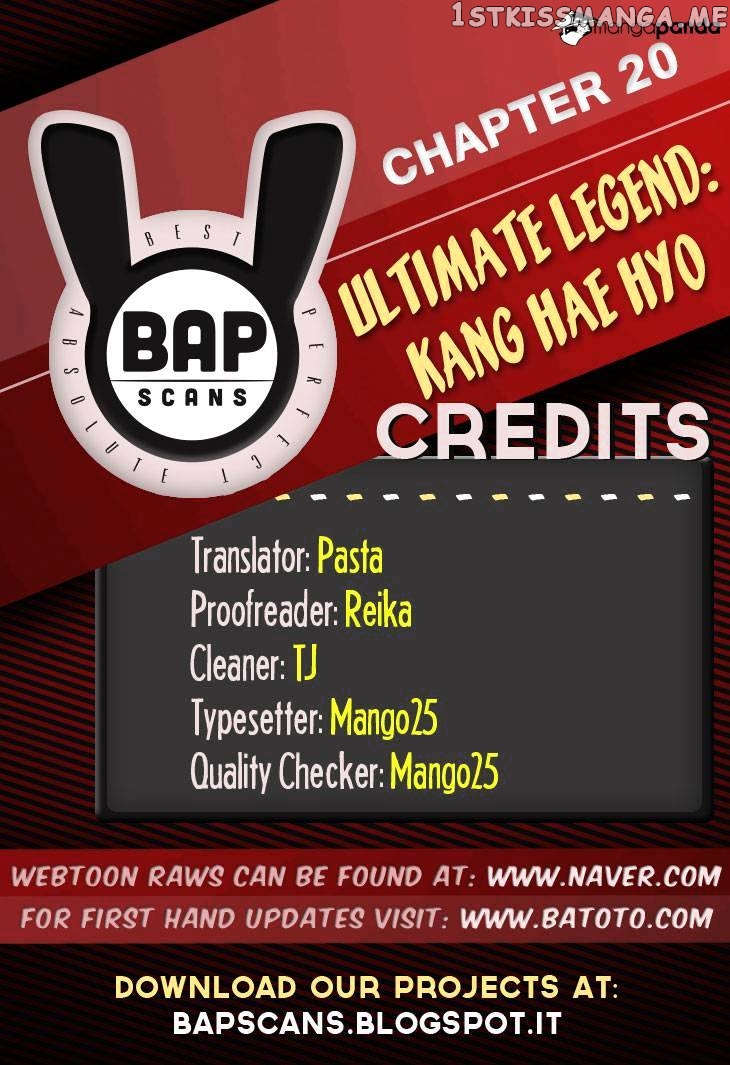 Ultimate Legend: Kang Hae Hyo chapter 20 - page 1
