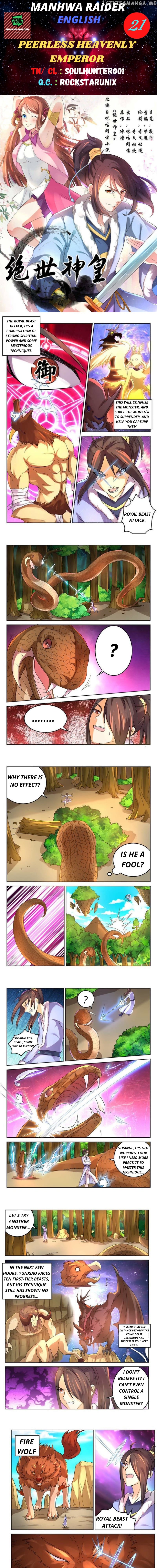 Peerless Heavenly Emperor chapter 21 - page 1