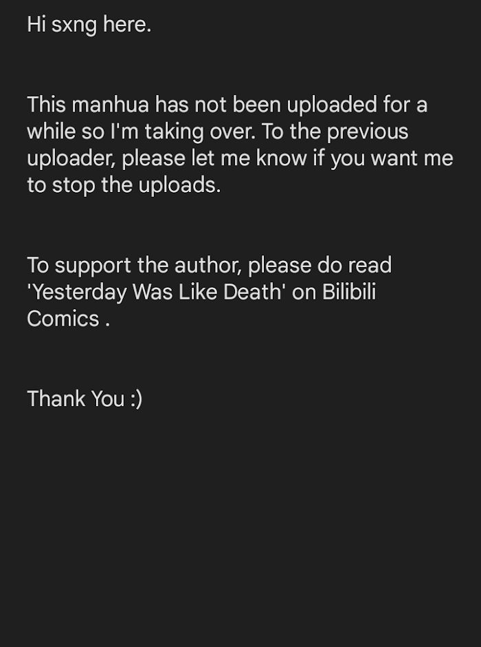 Yesterday was like Death Chapter 62 - page 33